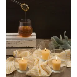 Kirkland's Home Happy Day Honey Votive Candles, Set Of 8- Candles