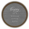 Kirkland's Home Happy In A Million Ways Round Framed Plaque- Wall Quotes & Signs