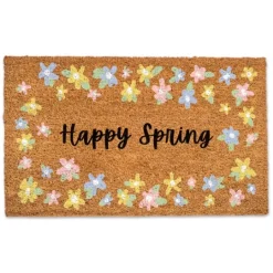 Kirkland's Home Happy Spring Floral Doormat- Doormats