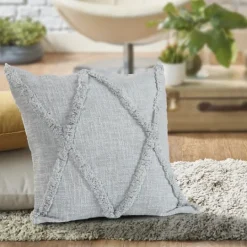 Kirkland's Home Harbor Tufted Diamond Pillow, 18 In.- Pillows