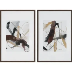 Kirkland's Home Harmonious Neutrals Framed Art Prints, Set Of 2- Framed Art