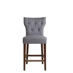 Kirkland's Home Harrison Tufted Counter Stool- Bar Stools & Counter Height Stools
