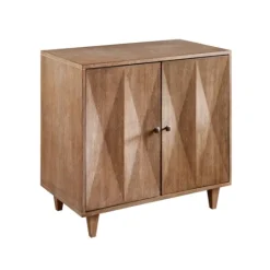 Kirkland's Home Hazelnut Prism Cabinet- Cabinets & Sideboards