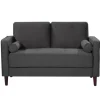 Kirkland's Home Heather Chelsea Modern Loveseat- Sofas & Loveseats