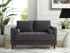 Kirkland's Home Heather Chelsea Modern Loveseat- Sofas & Loveseats