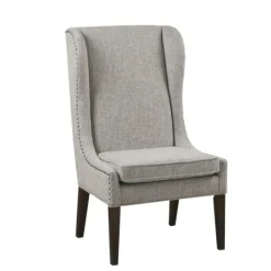 Kirkland's Home Heather High Wingback Dining Chair- Dining Chairs