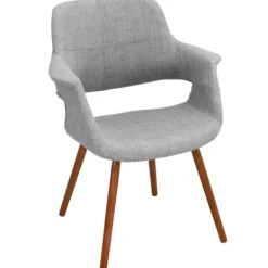 Kirkland's Home Heather Open Back Midcentury Accent Chair- Accent Chairs