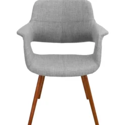 Kirkland's Home Heather Open Back Midcentury Accent Chair- Accent Chairs