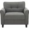 Kirkland's Home Heather Rolled Arms Accent Chair- Accent Chairs