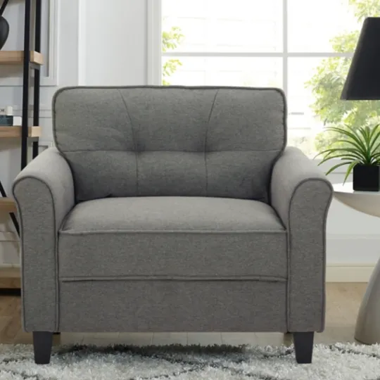 Kirkland's Home Heather Rolled Arms Accent Chair- Accent Chairs