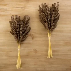 Kirkland's Home Heather Wheat Bundles, Set Of 2- Stems & Bouquets