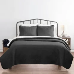 Kirkland's Home Herring Quilted 3-Pc. King Coverlet Set- Bedspreads & Coverlets