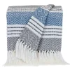 Kirkland's Home Herringbone Multi Striped Throw- Blankets & Throws
