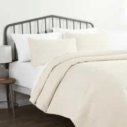 Kirkland's Home Herringbone Quilted 3-Pc. King Coverlet Set- Bedspreads & Coverlets