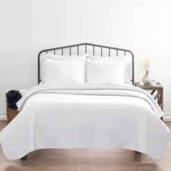 Kirkland's Home Herringbone Quilted 2-Pc. Twin Coverlet Set- Bedspreads & Coverlets