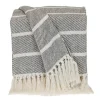 Kirkland's Home Herringbone Striped Throw- Blankets & Throws