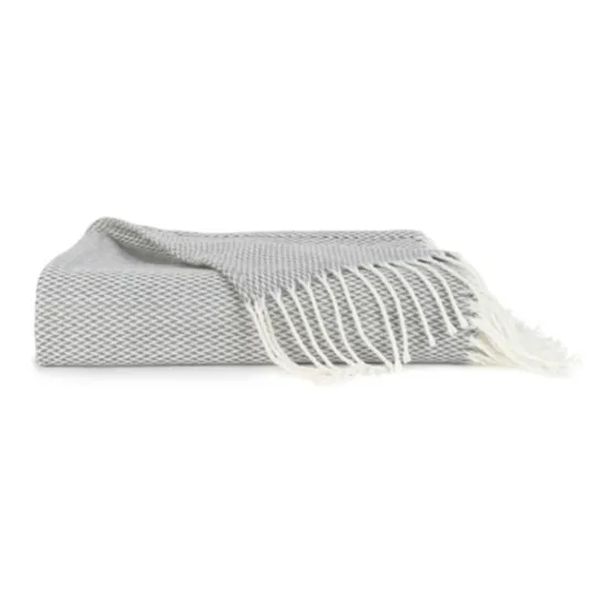 Kirkland's Home Herringbone Throw With Fringe- Blankets & Throws