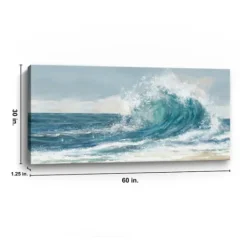 Kirkland's Home High Waves Giclee Canvas Art Print- Canvas Art