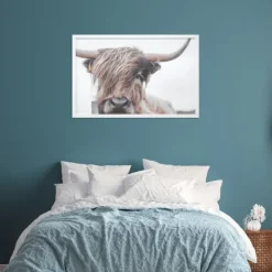 Kirkland's Home Highland Cow Framed Art Print- Framed Art