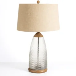 Kirkland's Home Hobnail Glass Table Lamp- Table Lamps