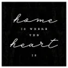 Kirkland's Home Home Is Where The Heart Is Canvas Wall Plaque- Wall Quotes & Signs