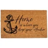 Kirkland's Home Home Is Where You Drop Your Anchor Doormat- Doormats