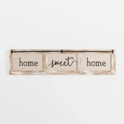 Kirkland's Home Home Sweet Home Rustic Door Frame Wood Wall Plaque- Wall Quotes & Signs