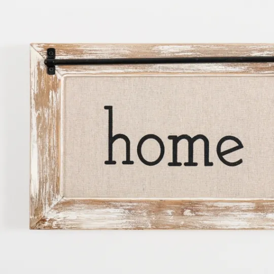 Kirkland's Home Home Sweet Home Rustic Door Frame Wood Wall Plaque- Wall Quotes & Signs