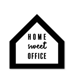 Kirkland's Home Home Sweet Office House Shaped Canvas Art Print- Wall Quotes & Signs