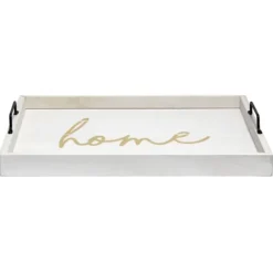 Kirkland's Home Home Wash Wood Tray- Decorative Trays