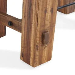 Kirkland's Home Honey Acacia Rustic Accent Table- Accent & End Tables