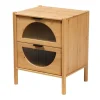 Kirkland's Home Honey Crescent Window 2-Drawer Nightstand- Nightstands