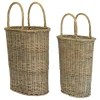 Kirkland's Home Honey Wicker Tall Oval Baskets, Set Of 2- Baskets & Boxes