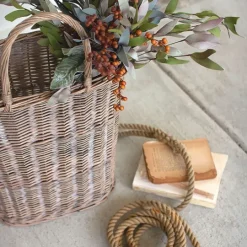 Kirkland's Home Honey Wicker Tall Oval Baskets, Set Of 2- Baskets & Boxes