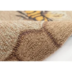 Kirkland's Home Honeycomb Bees Outdoor Area Rug, 5X7- Outdoor Rugs