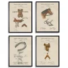 Kirkland's Home Horse Patents Framed Art Prints, Set Of 4- Framed Art