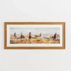 Kirkland's Home Horse Stampede Framed Art Print- Framed Art