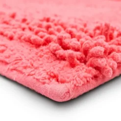 Kirkland's Home Hot Asymmetrical Cotton Bath Mat, 34 In.- Bathroom Rugs