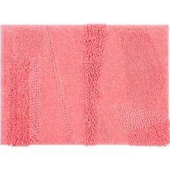 Kirkland's Home Hot Asymmetrical Cotton Bath Mat, 24 In.- Bathroom Rugs