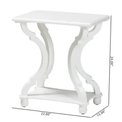 Kirkland's Home Hourglass Wood Accent Table- Accent & End Tables
