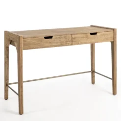 Kirkland's Home Hunter Wood 2-Drawer Desk- Office Furniture