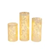Kirkland's Home Hurricane Glass Luminaries, Set Of 3- Candle Holders