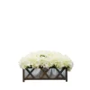 Kirkland's Home Hydrangea Arrangement In Lattice Box Planter- Arrangements & Greenery