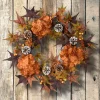 Kirkland's Home Hydrangea Maple Berry Frosted Harvest Wreath- Wreaths