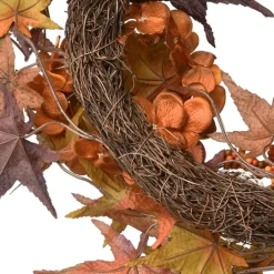 Kirkland's Home Hydrangea Maple Berry Frosted Harvest Wreath- Wreaths