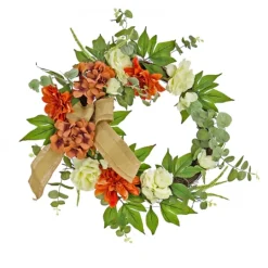 Kirkland's Home Hydrangeas And Roses Harvest Wreath- Wreaths