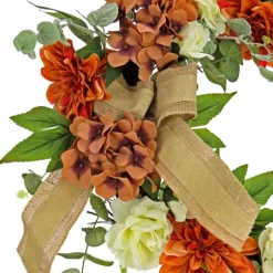 Kirkland's Home Hydrangeas And Roses Harvest Wreath- Wreaths