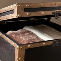 Kirkland's Home Hypatia Travel Trunk Side Table- Accent & End Tables
