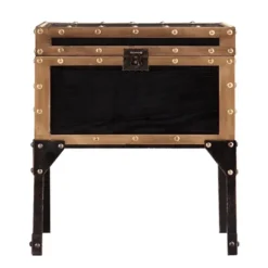 Kirkland's Home Hypatia Travel Trunk Side Table- Accent & End Tables