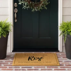 Kirkland's Home If You Didn'T Bring Rose Welcome Mat- Doormats